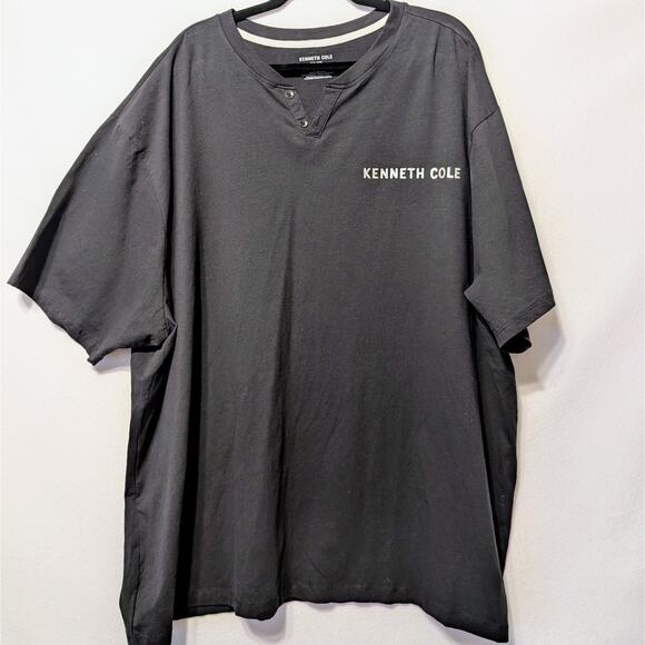 Men's Kenneth Cole New York 4x Black T-shirt - Picture 1 of 3